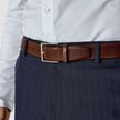 Leather Belt Dark Brown