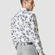 Lightweight Classic Shirt Navy Flower Slim