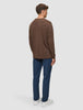 Lightweight Crewneck Saddle Brown