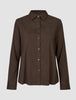 Women's Linen Shirt Espresso