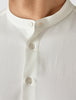 Classic Shirt Mandarin Collar White