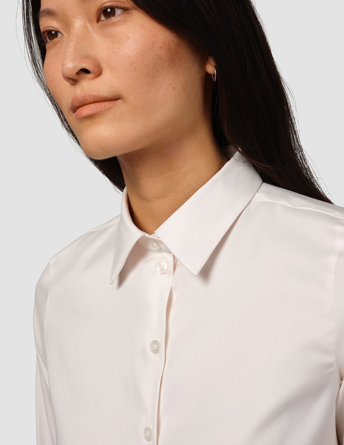Oxford Shirt White Orchid Regular