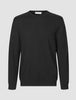 Premium Merino Crewneck Black