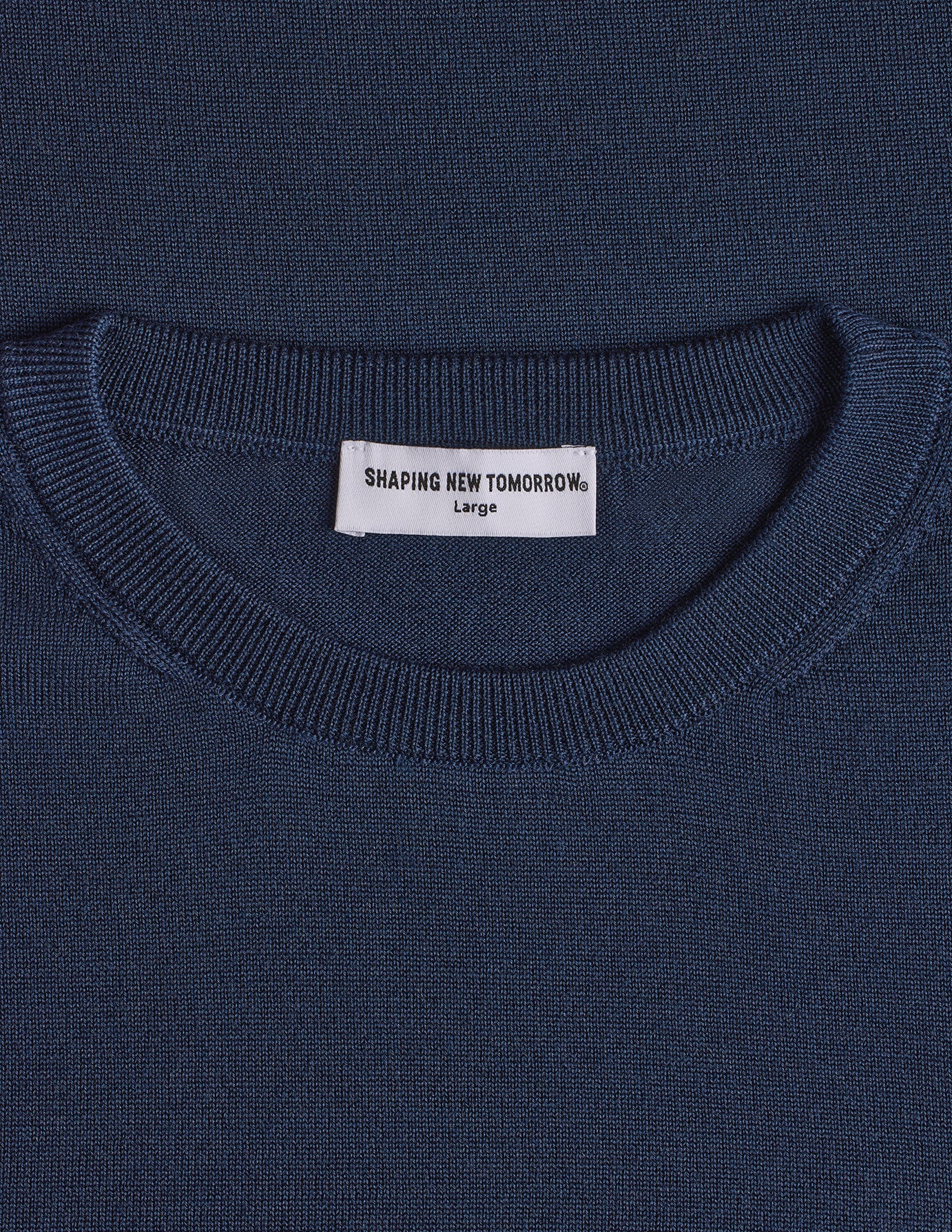 Premium Merino Crewneck Navy