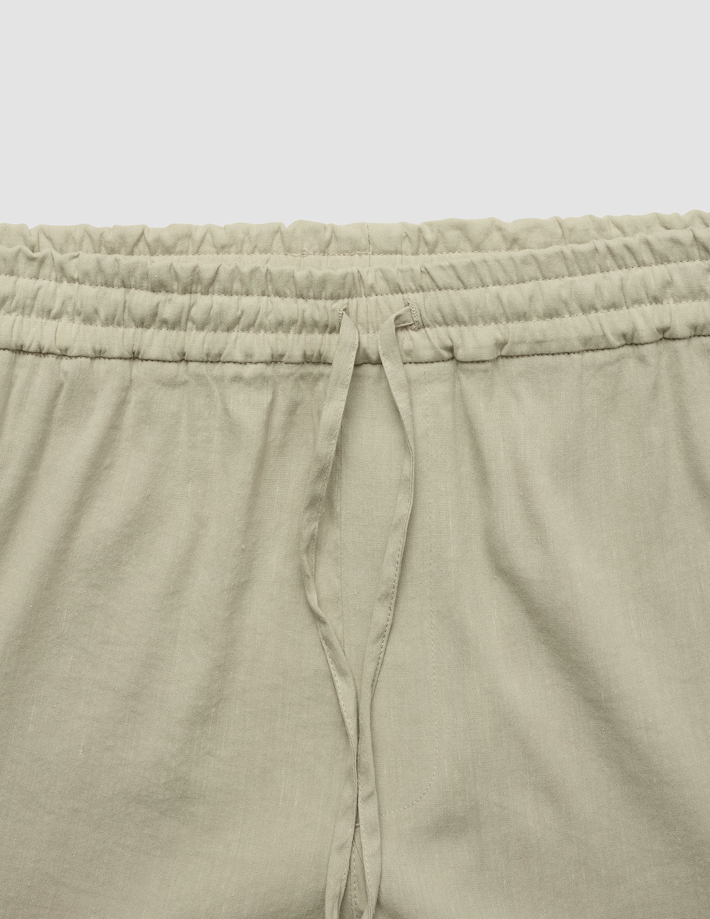 Refined Linen Pants Soft Sand