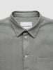 Refined Linen Long Sleeve Shirt Stone Grey