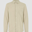 Refined Linen Long Sleeve Shirt Soft Sand