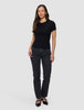 Rib T-Shirt Black