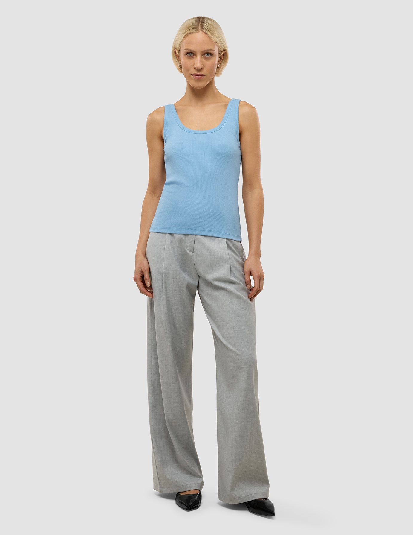 Women's Rib Tank Top Blissful Blue