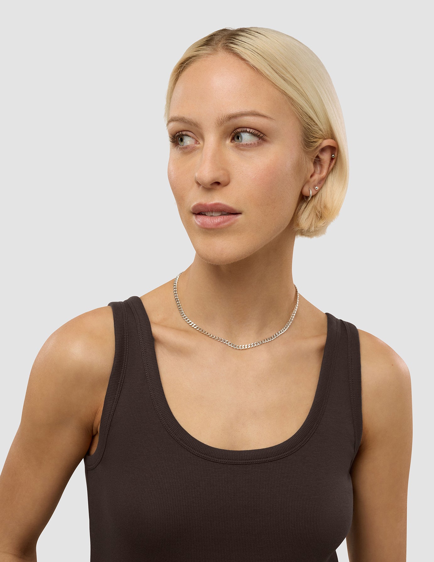 Women's Rib Tank Top Espresso
