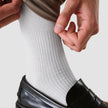 Sanitized® Silver Socks 2-pack White