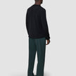 Seamless Premium Merino Knit Crewneck Black