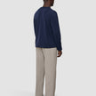Seamless Premium Merino Knit Crewneck Dark Navy