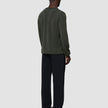 Seamless Premium Merino Knit Crewneck Green Night