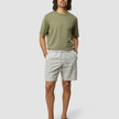 Seersucker Shorts Green Stripes