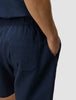 Seersucker Shorts Dark Navy
