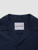 Seersucker Short Sleeve Shirt Dark Navy