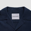Seersucker Short Sleeve Shirt Dark Navy