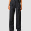 Serene Pants Wide Black Night Pinstripe