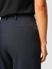 Serene Pants Wide Black Night Pinstripe