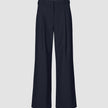 Serene Pants Wide Black Night Pinstripe