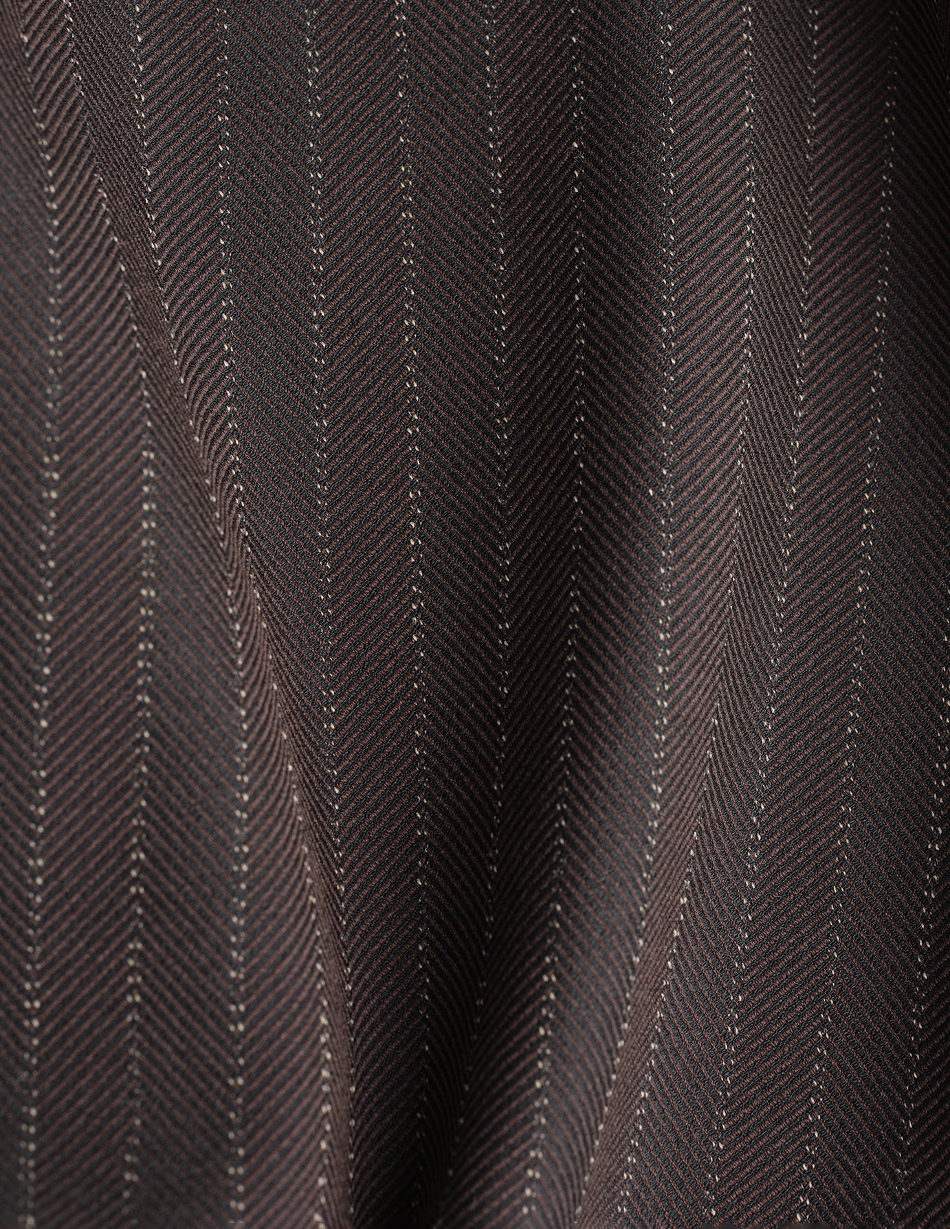 Serene Pants Wide Walnut Herringbone