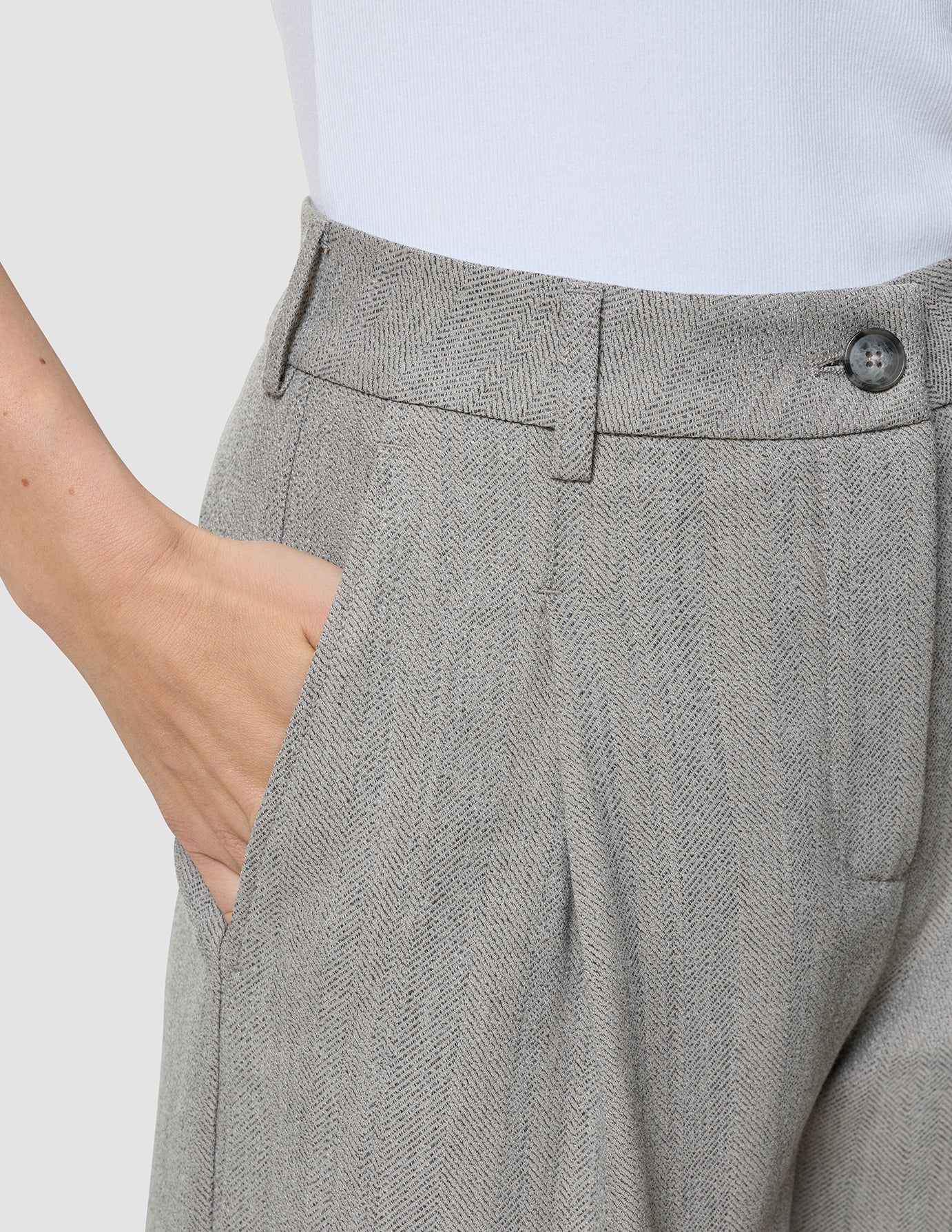 Women's Serene Pants Wide Tapestry Herringbone