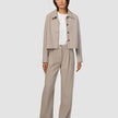 Serene Short Jacket Greige
