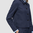 Serene Set Marine Pinstripe Short Jacket Pants