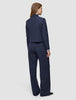 Women's Serene Short Jacket Marine Pinstripe