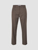 Siena Pants Relaxed Fit Dark Chestnut Melange