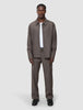 Siena Pants Relaxed Fit Dark Chestnut Melange
