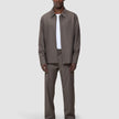 Siena Pants Relaxed Fit Dark Chestnut Melange