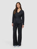 Women's Skye Belted Overshirt Black