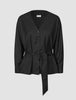 Women's Skye Belted Overshirt Black