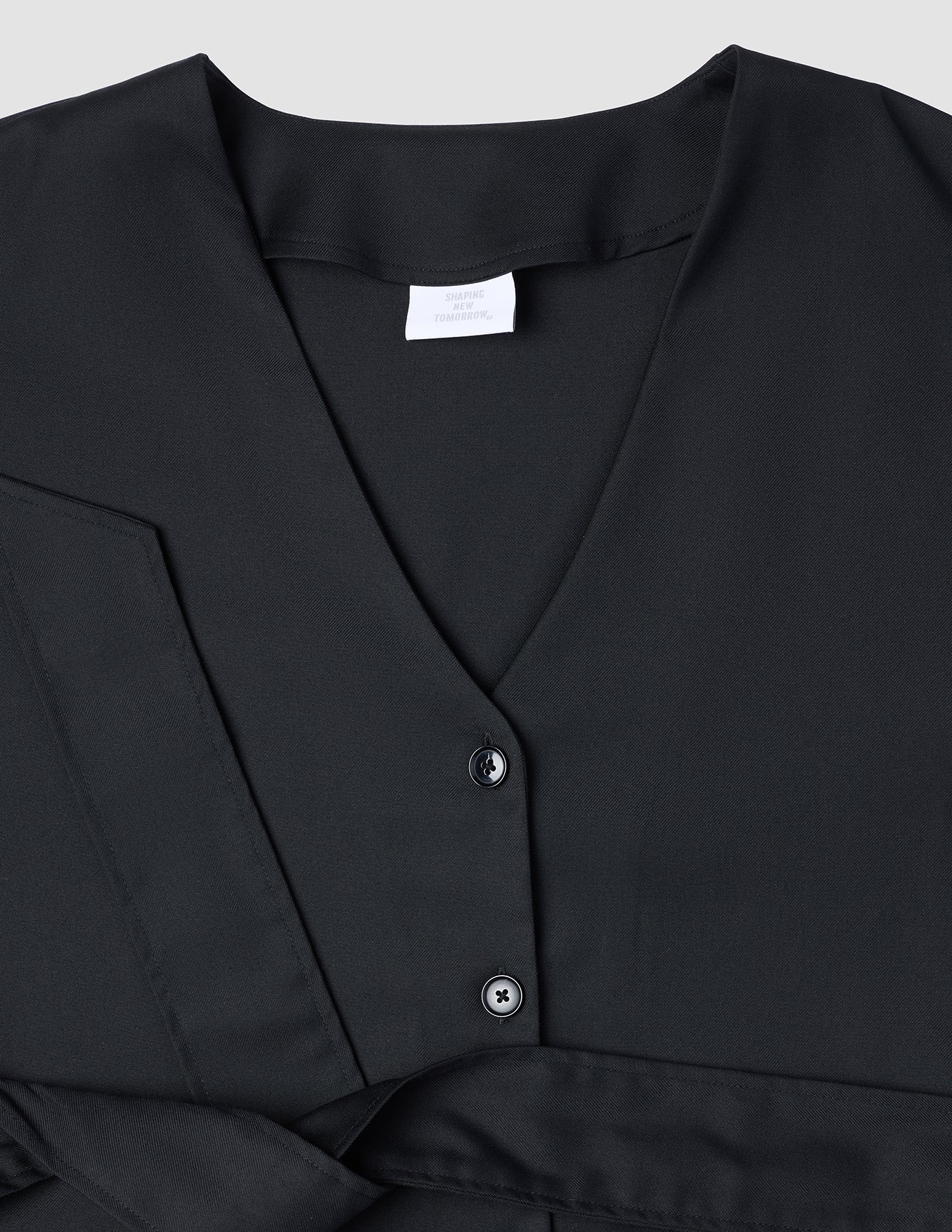 Women's Skye Belted Overshirt Black