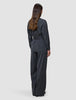 Women's Skye Belted Overshirt Charcoal Melange