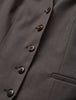 Women's Skye Long Vest Dark Chestnut Melange