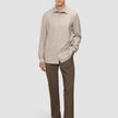 Soft Flannel Shirt Beige