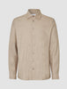 Soft Flannel Shirt Beige