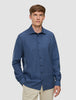 Soft Flannel Shirt Dark Navy