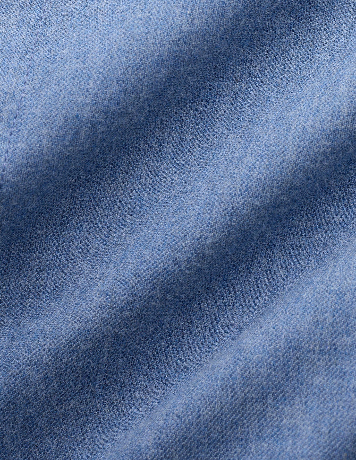 Soft Flannel Shirt Dusky Blue