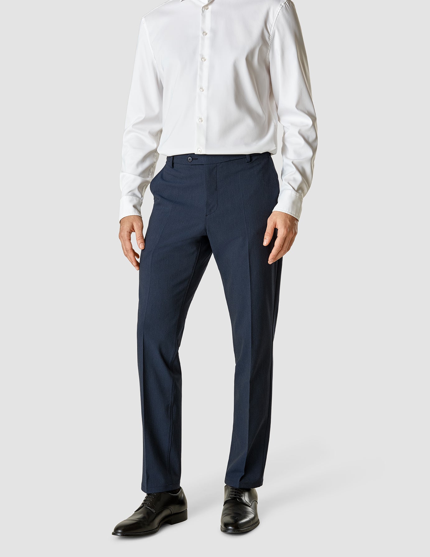 Gildan G500 Confezione Da 2 T-shirt Uomo, 100% Cotone, 150g, Taglia XXL, Grafite Heather + Navy Mélange