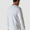 Supima Long-Sleeved Flag T-Shirt White