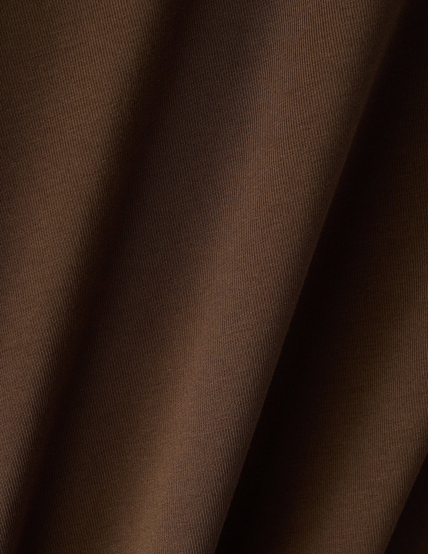 Supima T-shirt Box Fit Saddle Brown