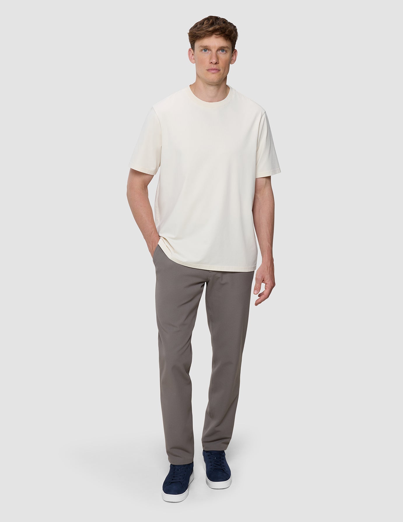 Supima T-shirt Box Fit Off White