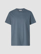 Supima T-shirt Box Fit Blue Mirage