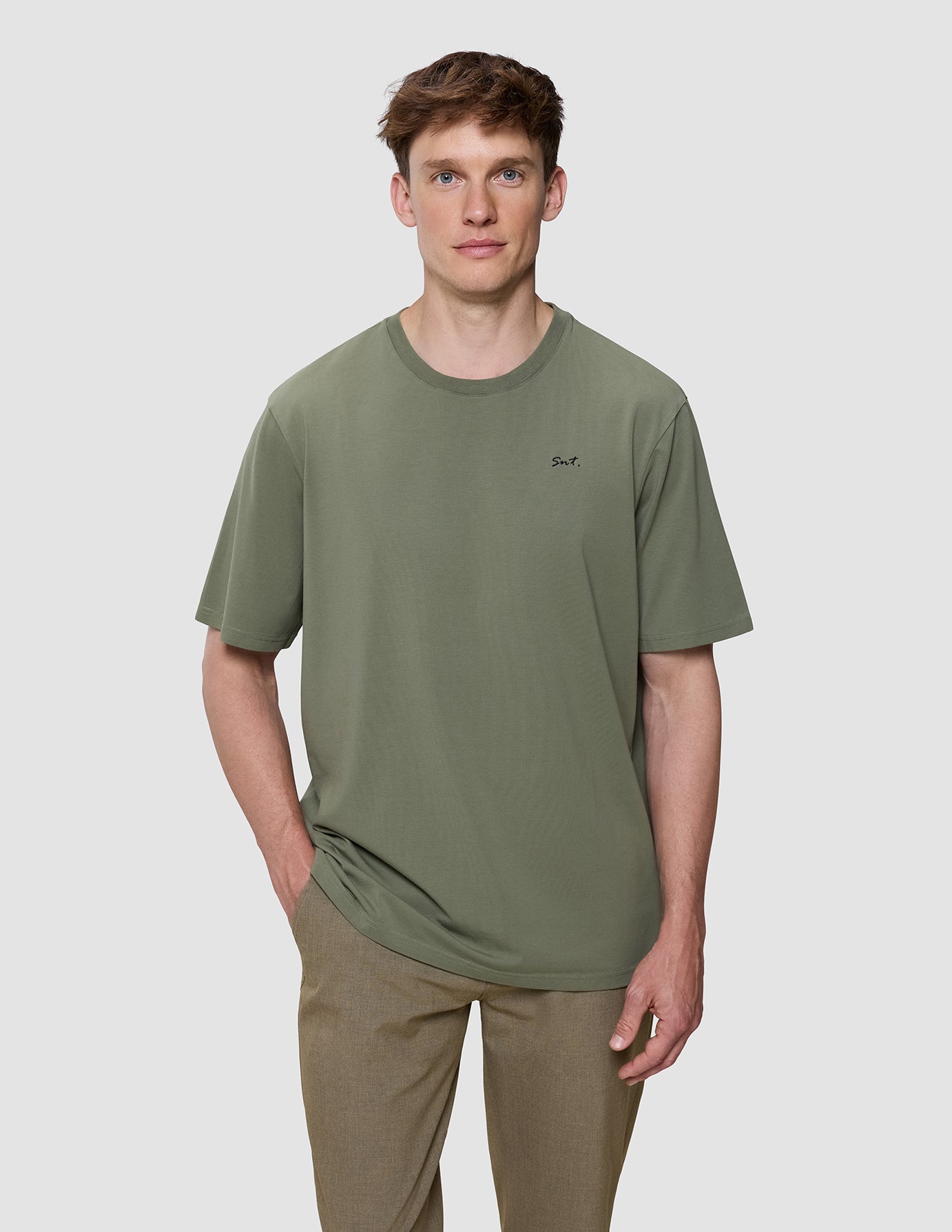 Supima T-shirt Box Fit Legacy Clover Green