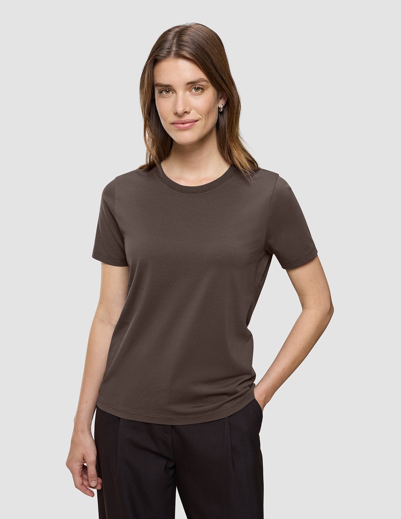 Women's Supima T-shirt Espresso