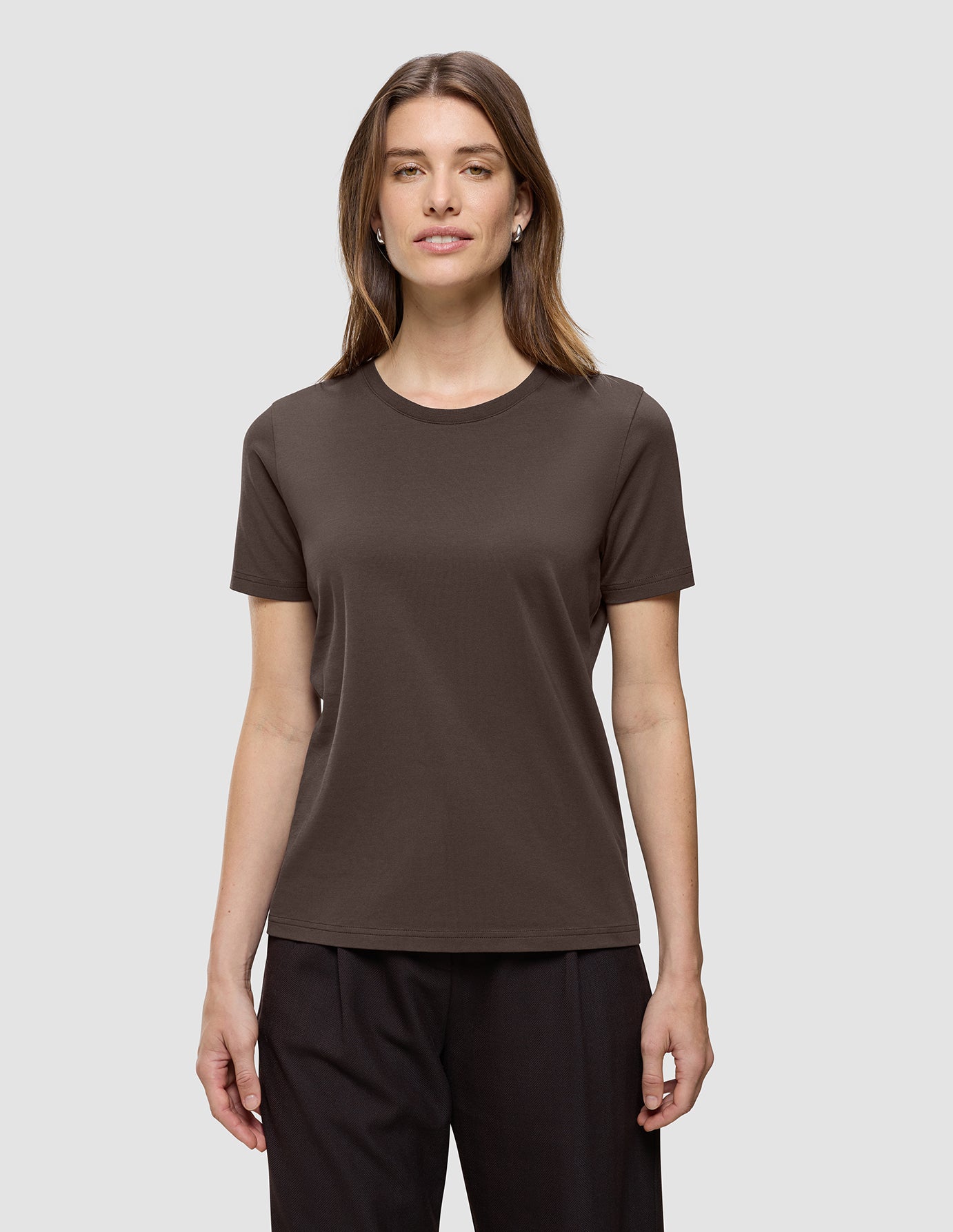 Women's Supima T-shirt Espresso